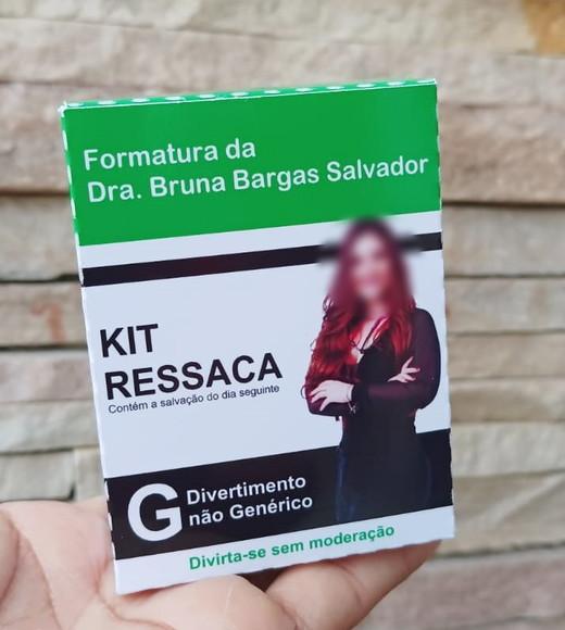 Arquivo de Corte Caixa Kit Ressaca Formatura