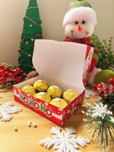 Caixa com Bombons - Natal