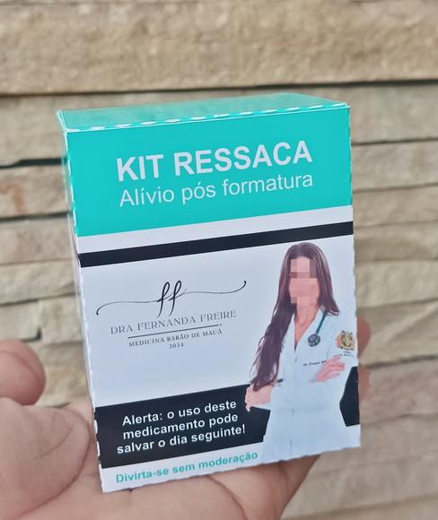 Caixa Kit Ressaca c/ Foto - Formatura/casamento/aniversário