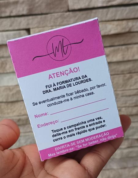Caixa Kit Ressaca Formatura Rosa