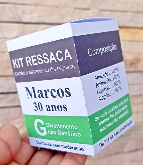 Caixa Kit Ressaca Personalizada