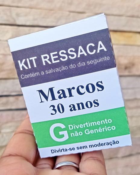 Caixa Kit Ressaca Personalizada