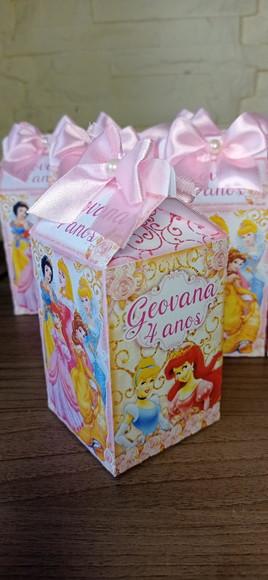 Caixa Milk Princesas Disney
