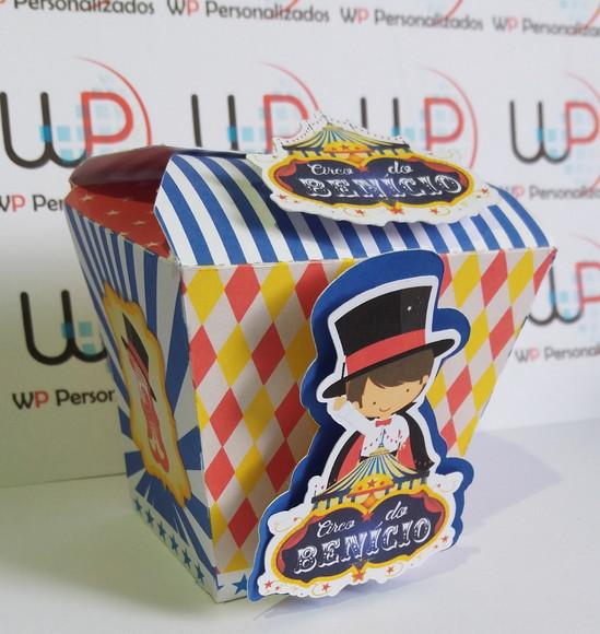Caixa Sushi 3d Circo