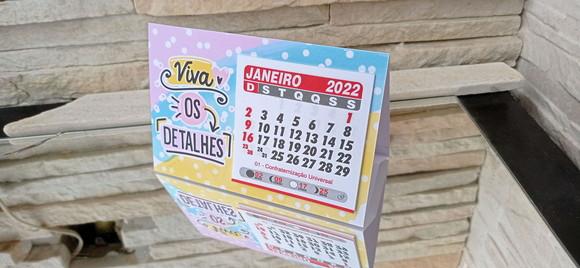 Calendário de Mesa 14x9cm