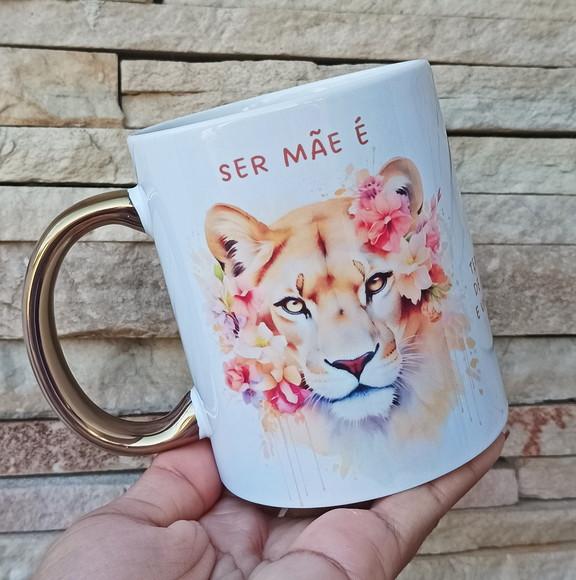 Caneca Alça Cromada - Dia das Mães