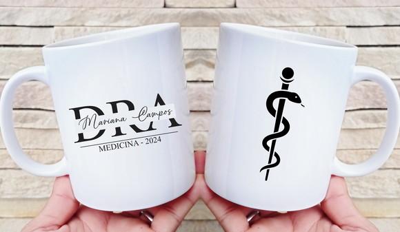 Caneca Medicina - Presente Formatura - 5 Unidades