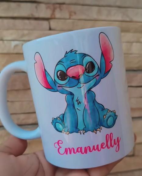 Caneca Polímero Personalizada com Nome Volta às Aulas
