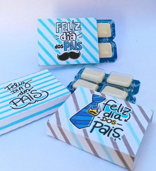 Chicletes Personalizados Dia dos Pais - 10 Unidades