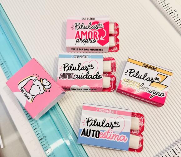 Chicletes Personalizados Dia das Mulheres