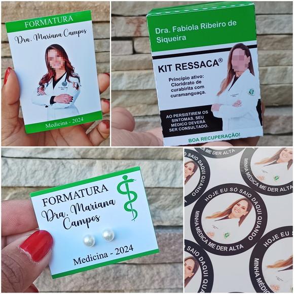 Kit Brindes Personalizados para Formatura - 45 Itens