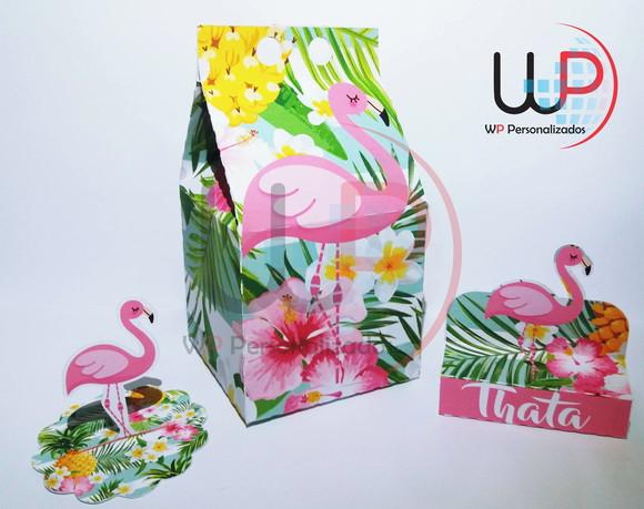 Kit Festa Flamingo - 30 Unidades