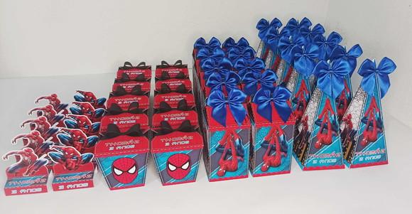 Kit Festa Homem Aranha - 40 Itens