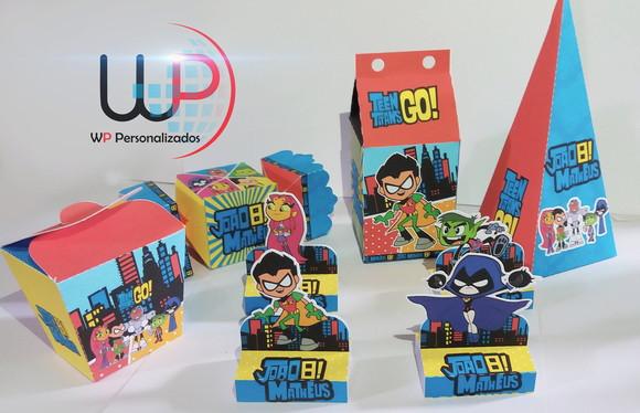 Kit Festa Jovens Titãs - 50 Unidades