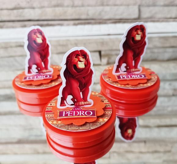 Latinha 3d Rei Leão - 10 Unidades