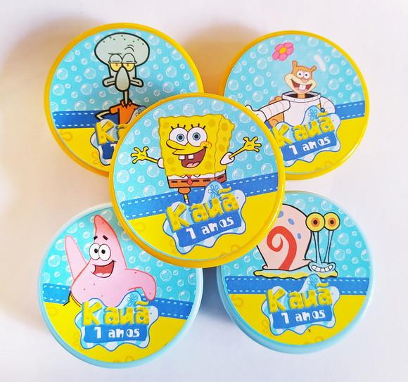 Latinha Bob Esponja - 10 Unidades
