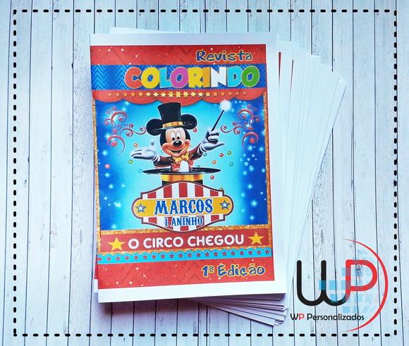 Livrinho de Colorir Circo do Mickey