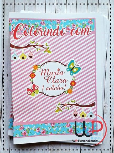 Livrinho de Colorir Jardim Encantado