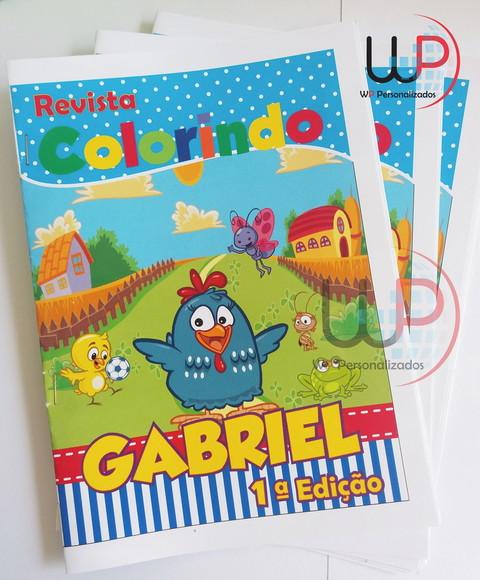 Livrinho de Colorir Galinha Pintadinha