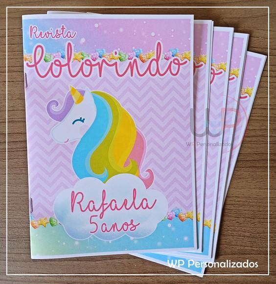 Livrinho de Colorir Unicórnio