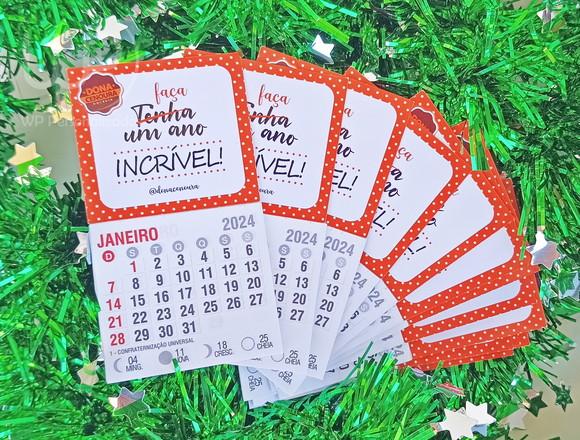 Mini Calendários Personalizados 2024