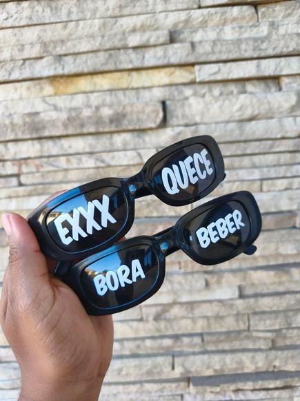 Óculos Personalizado Frases Divertidas