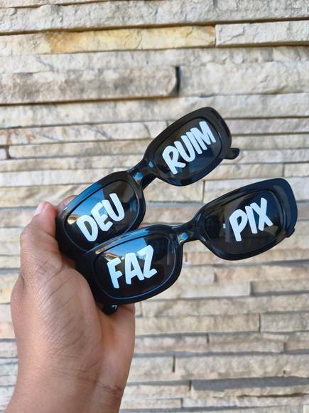 Óculos Personalizado Frases Divertidas