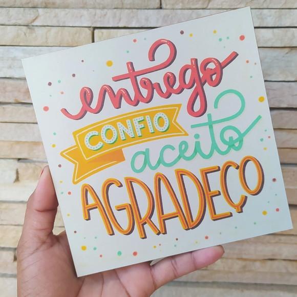 Placa de mdf Personalizada 15x15cm