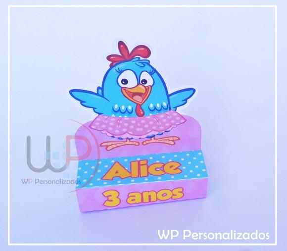 Porta Bis Galinha Pintadinha Rosa