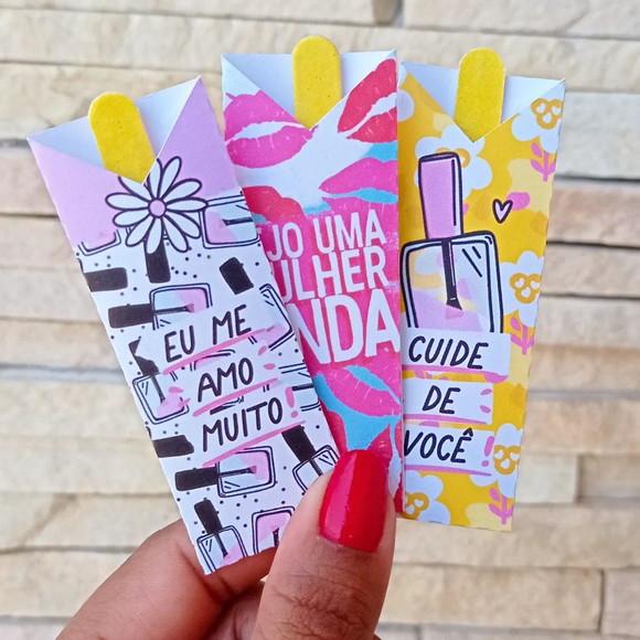 Porta Mini Lixa Personalizado