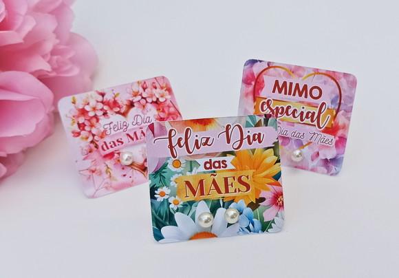 Tag Personalizada com Brinco Dia das Mães - 10 Unidades