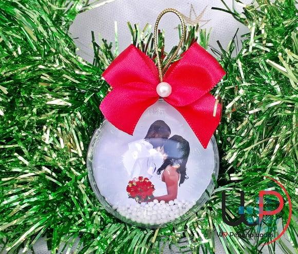 Bolas de Natal Personalizada - 4 Unidades