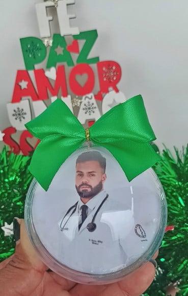 Bolas de Natal Personalizada Formatura - 4 Unidades