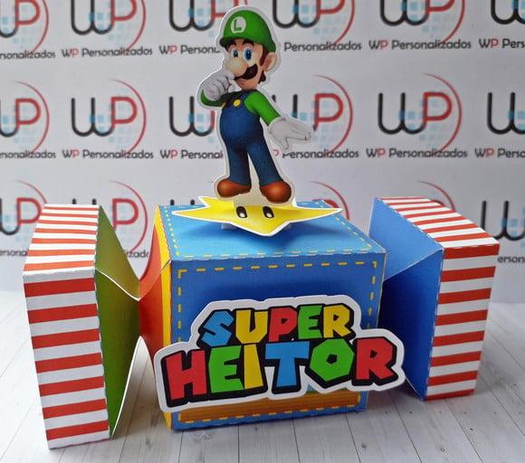 Caixa Bala 3d Luigi