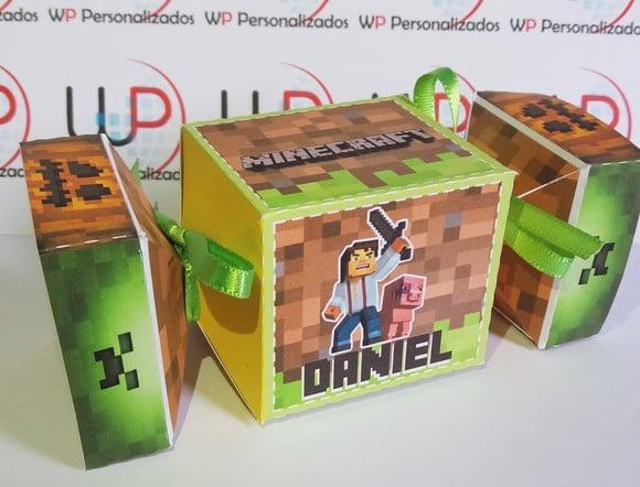 Caixa Bala Minecraft