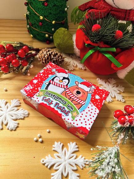 Caixa com Bombons - Natal