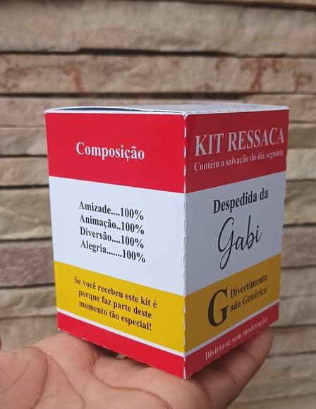 Caixa Kit Ressaca Despedida de Solteira