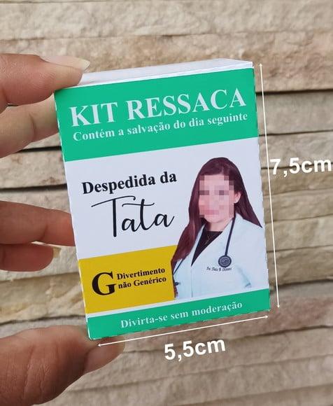 Caixa Kit Ressaca Despedida de Solteira c/ Foto