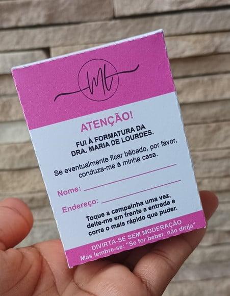 Caixa Kit Ressaca Formatura Rosa