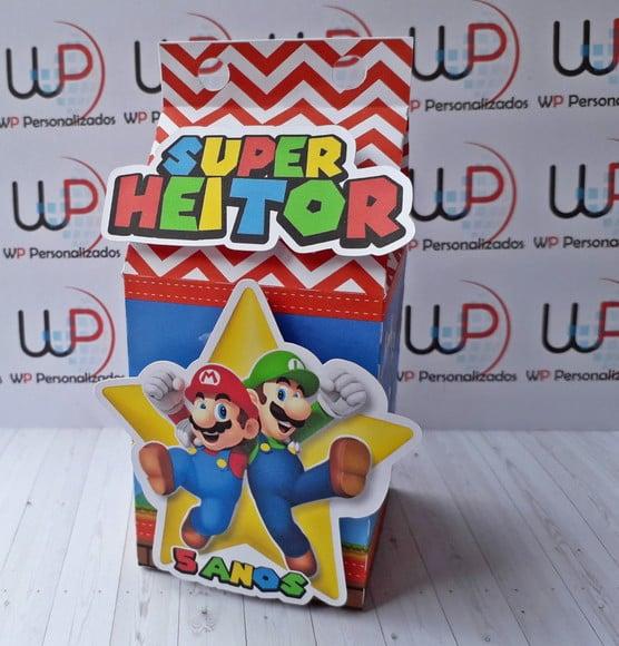 Caixa Milk 3d Super Mário