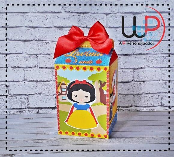 Caixa Milk Branca de Neve Cute