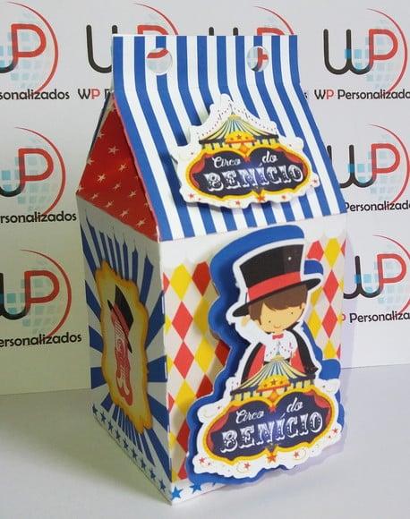 Caixa Milk Circo 3d