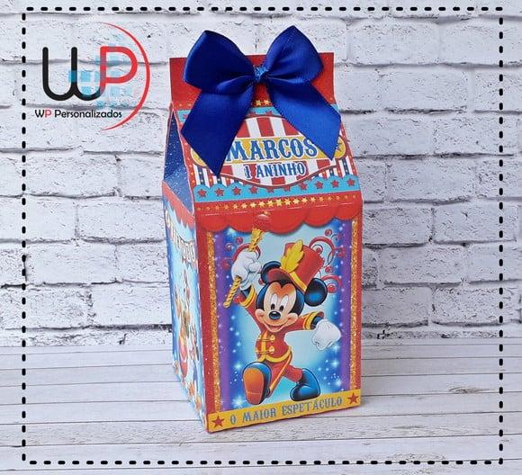 Caixa Milk Circo do Mickey
