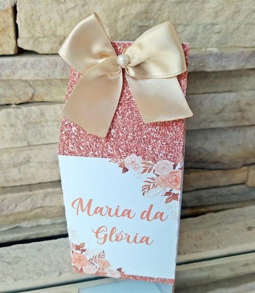 Caixa Milk Rose Gold