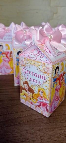 Caixa Milk Princesas Disney