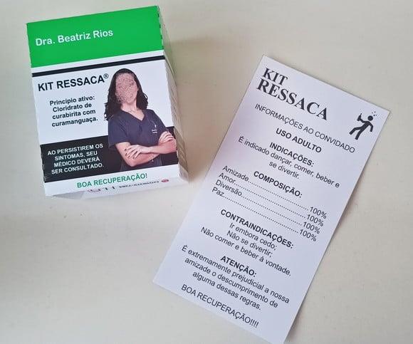 Caixa p/ Kit Ressaca + Bula Divertida