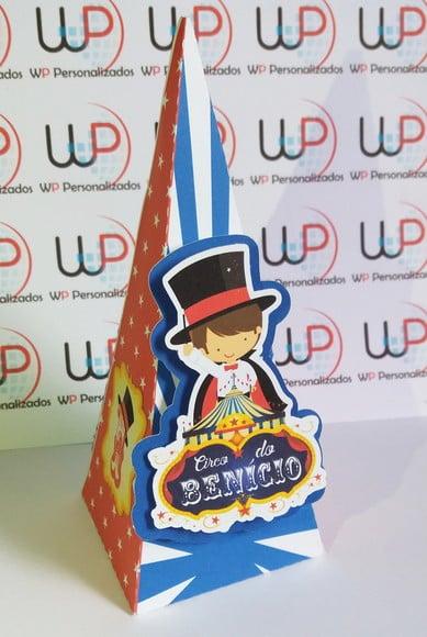 Caixa Pirâmide 3d Circo
