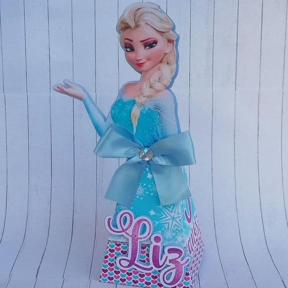 Caixa Pirâmide 3d Frozen