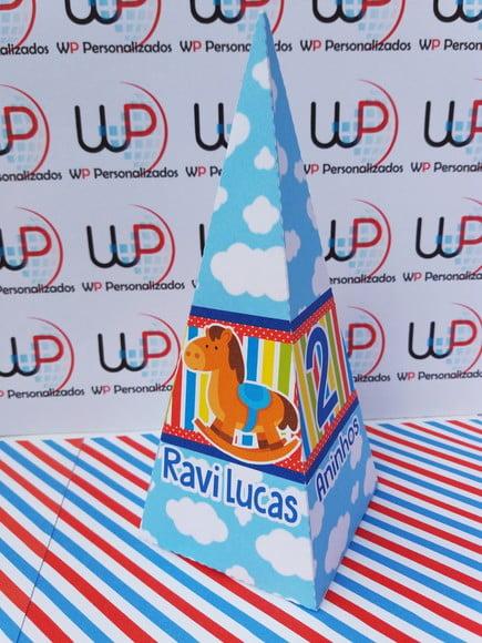 Caixa Pirâmide Brinquedos