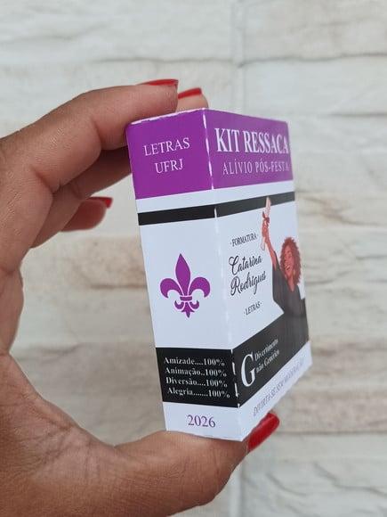 Caixinha p/ Kit Ressaca Formatura Letras
